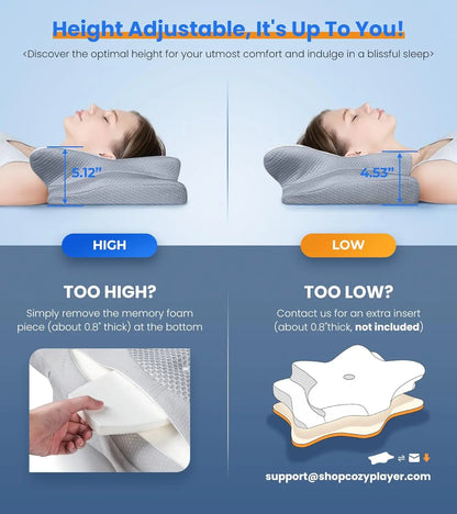 Ergo Sleep Pillow – Sleep Deep & Wake Recharged
