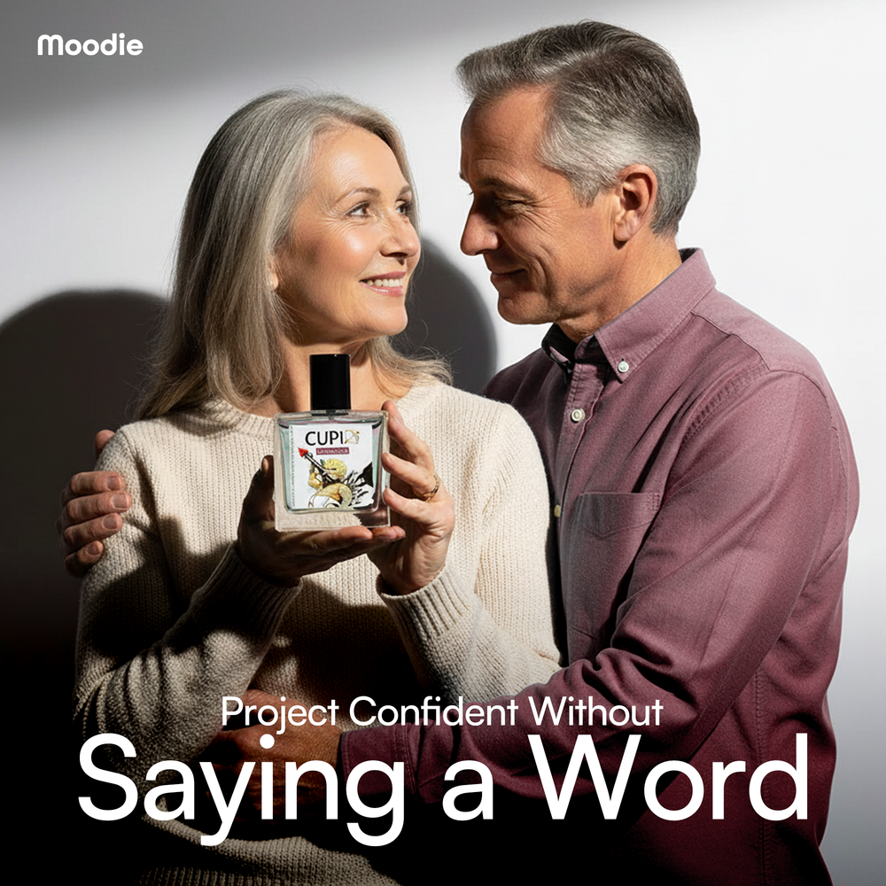 Mature couple standing close together