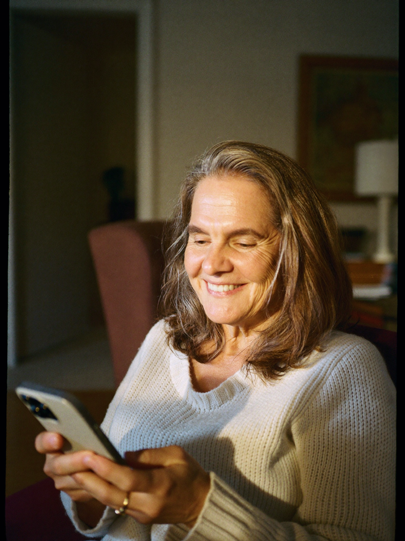 A woman reading the Moodie letter