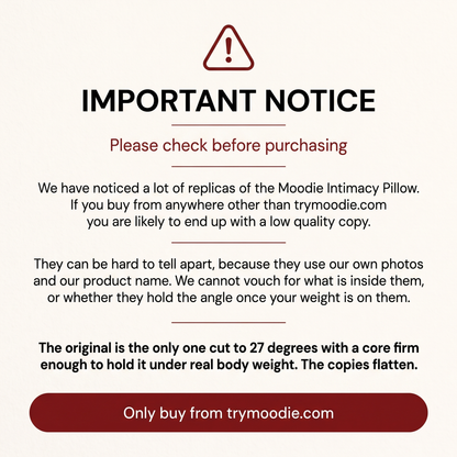 Important notice: please check before purchasing. Only buy from trymoodie.com