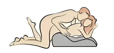 Missionary position on the Moodie Pillow